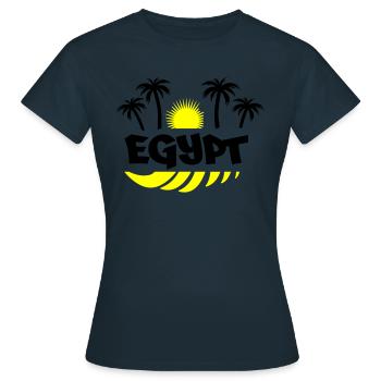 Égypte - T-shirt Femme - marine - Devant - AI Model Female 172 dark (172cm)