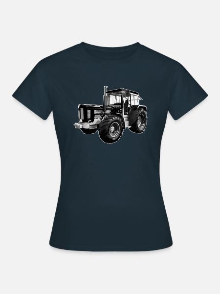 Schlüter Traktor - Frauen T-Shirt - Navy