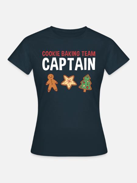 Cookie Baking Team Captain Cookie - Frauen T-Shirt - Navy