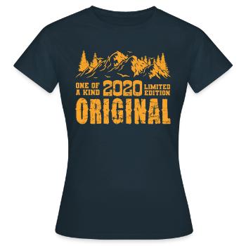Geburtstagsgeschenk 2020 - 2020 - Frauen T-Shirt - Navy - Vorne - AI Model Female 172 dark (172cm)