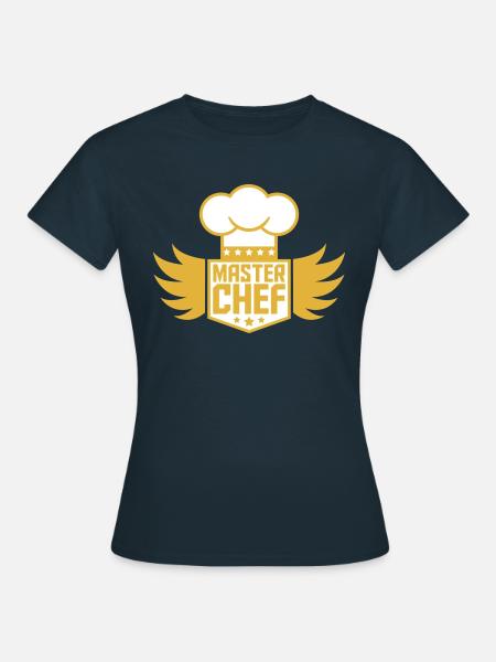 Chef étoilé Chef Amour cuisine Maître de cuisine - T-shirt Femme - marine
