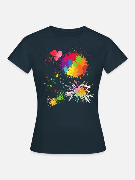 Budding artist - Women's T-Shirt - navy