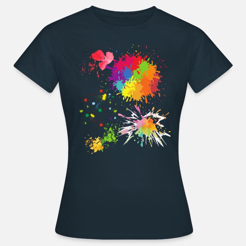 Budding artist - Women's T-Shirt - navy