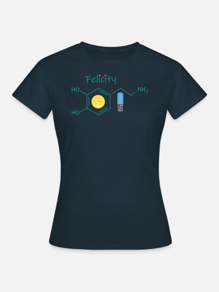Happiness Formula - Frauen T-Shirt - Navy