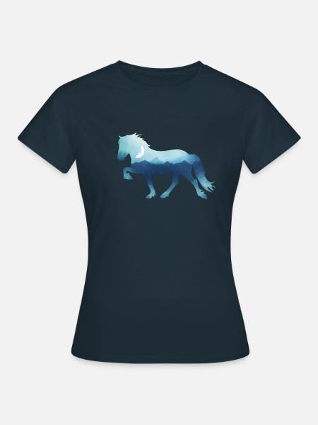 Isi Night 2 - Frauen T-Shirt - Navy