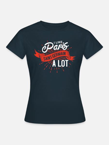 ICH MAG VIEL - Frauen T-Shirt - Navy