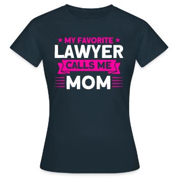 Avocat Avocat Avocat Avocat Avocat Cadeau - T-shirt Femme - marine - Devant - AI Model Female 172 dark (172cm)
