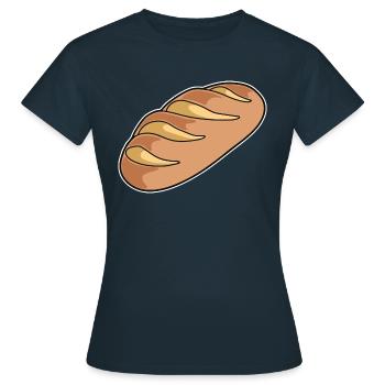 Bread - Women's T-Shirt - navy - Front - AI Model Female 172 dark (172cm)