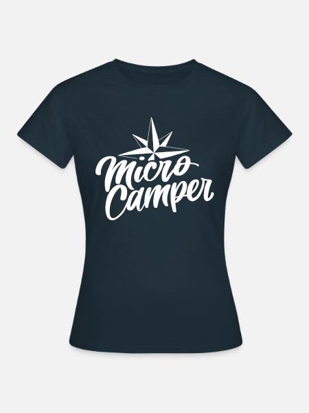 Micro Camper - Frauen T-Shirt - Navy