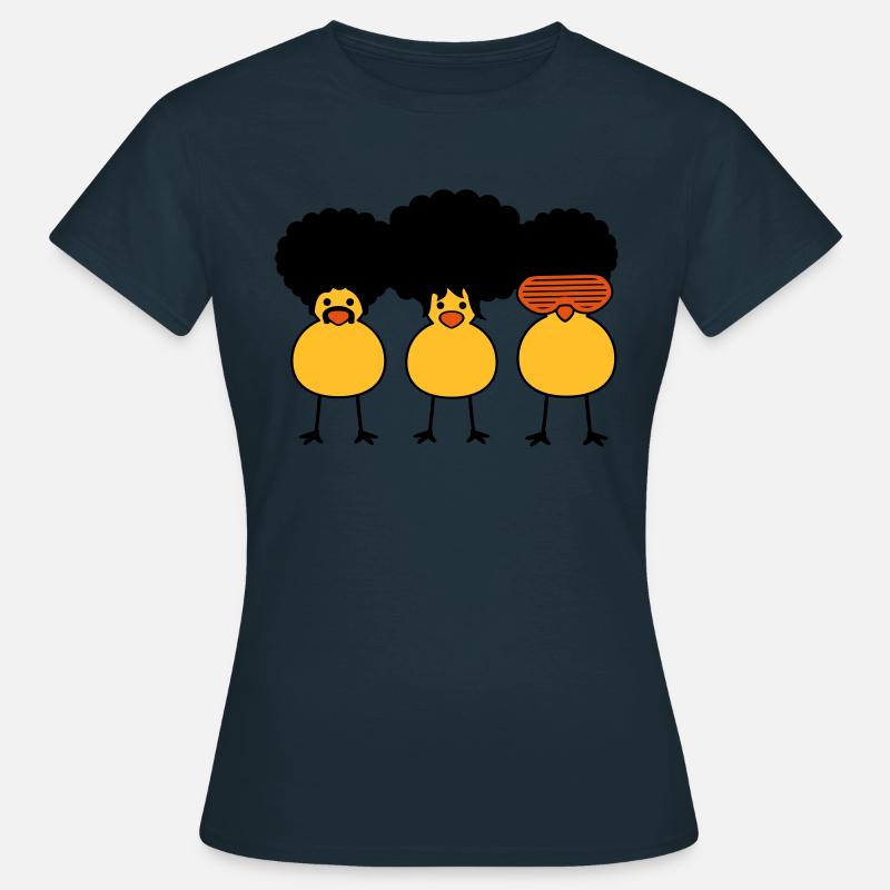 Funky Chicks - Women's T-Shirt - navy