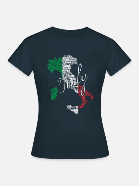 Italy - Frauen T-Shirt - Navy