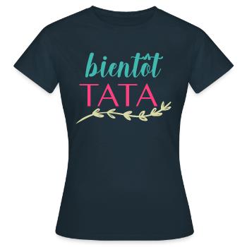 bientôt TATA - T-shirt Femme - marine - Devant - AI Model Female 172 dark (172cm)