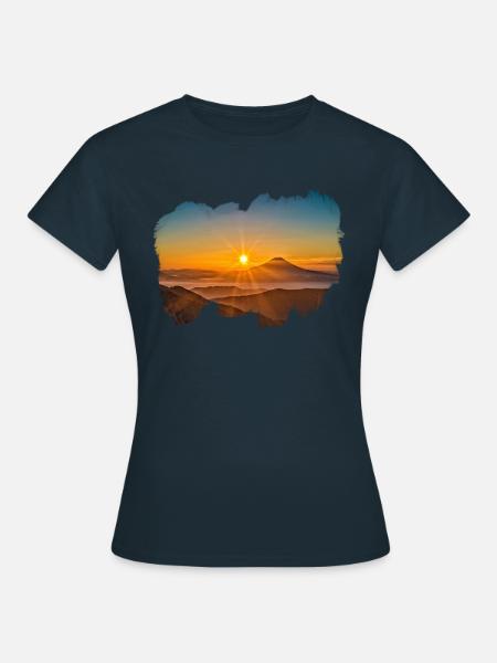 sky03 - Frauen T-Shirt - Navy
