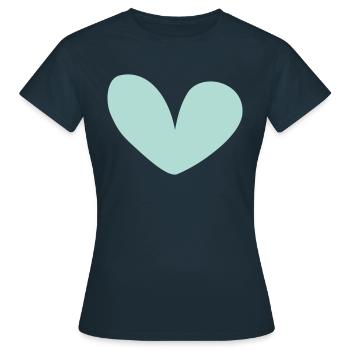 Je suis écolier - T-shirt Femme - marine - Devant - AI Model Female 172 dark (172cm)