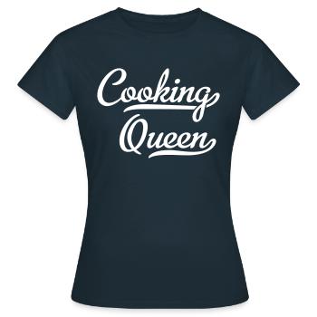 cuire - T-shirt Femme - marine - Devant - AI Model Female 172 dark (172cm)