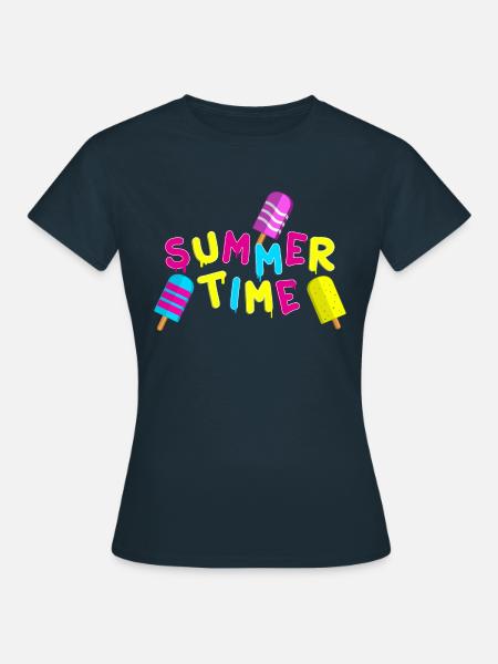Summer Time - Frauen T-Shirt - Navy