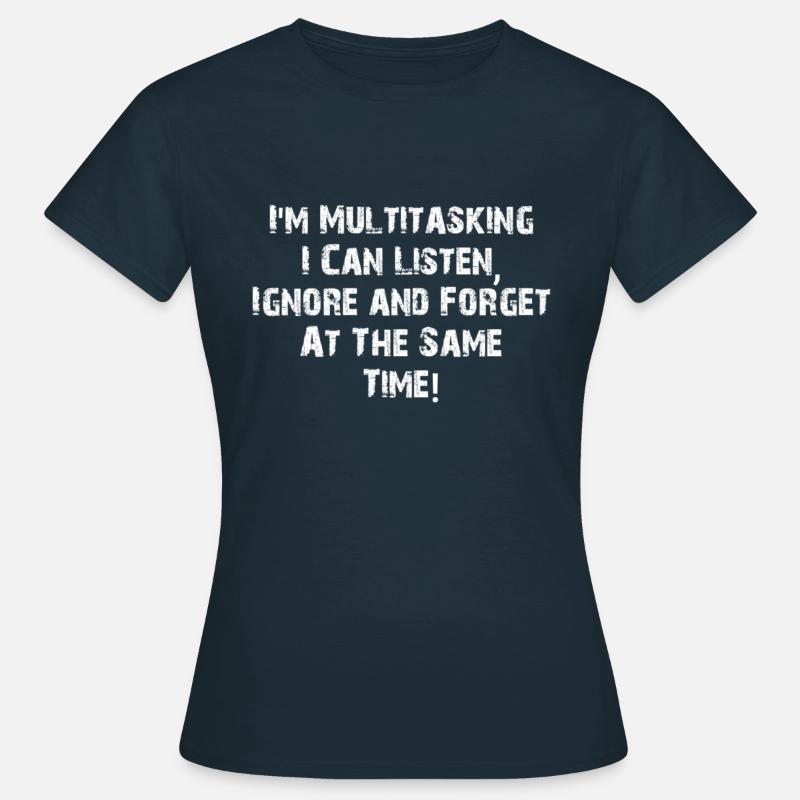 ADHS - Multitasking - Frauen T-Shirt - Navy