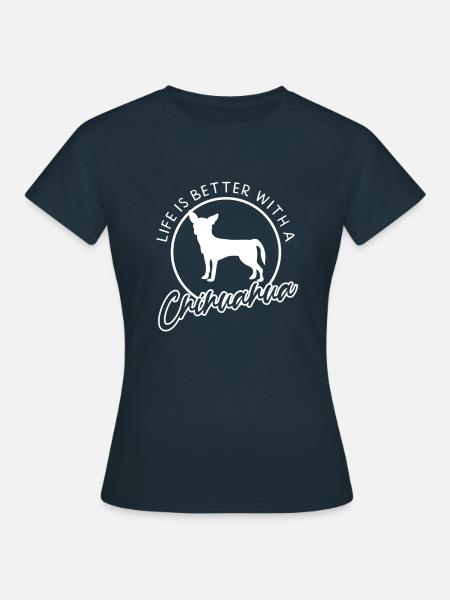 Chihuahua - Frauen T-Shirt - Navy