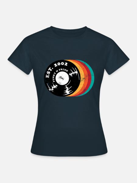 2002 Vintage - Frauen T-Shirt - Navy