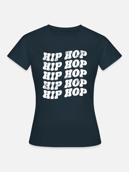 Hip Hop Vintage - Frauen T-Shirt - Navy