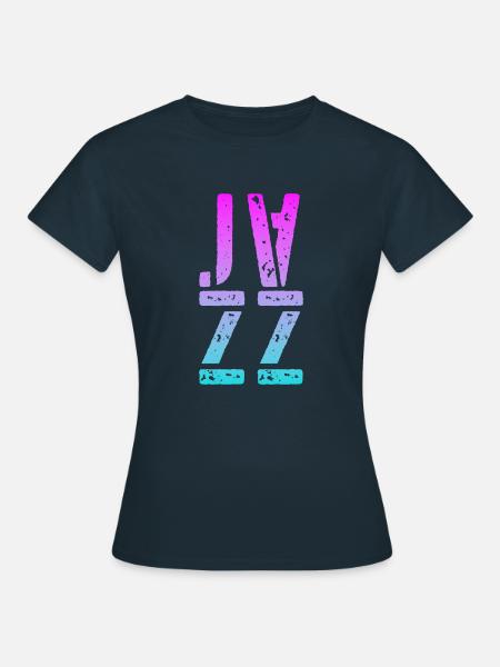Jazz Musik - Frauen T-Shirt - Navy