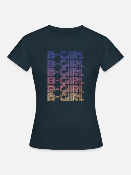 B-Girl Breakdance Girl - Frauen T-Shirt - Navy