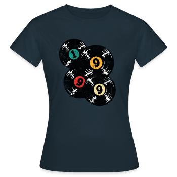 1999 Année de naissance Millésime - T-shirt Femme - marine - Devant - AI Model Female 172 dark (172cm)