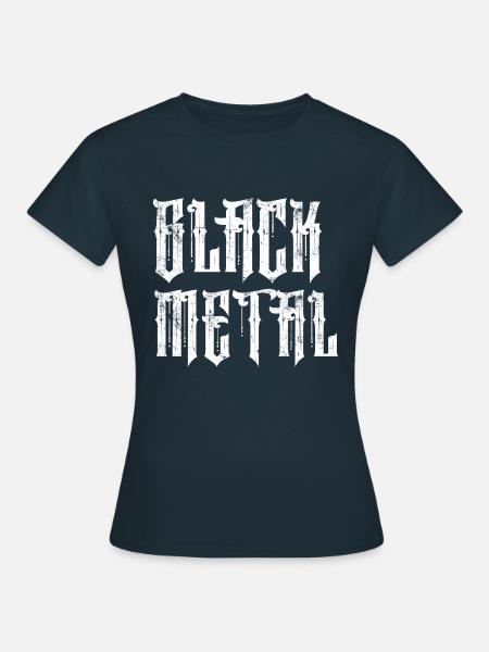 Black Metal - Frauen T-Shirt - Navy