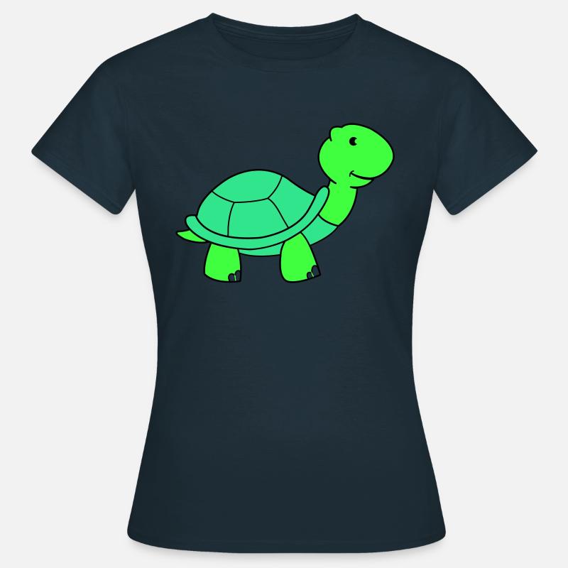 schildkröte - Frauen T-Shirt - Navy
