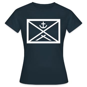 Naval security Tactical sign Bundeswehr - Women's T-Shirt - navy - Front - AI Model Female 172 dark (172cm)