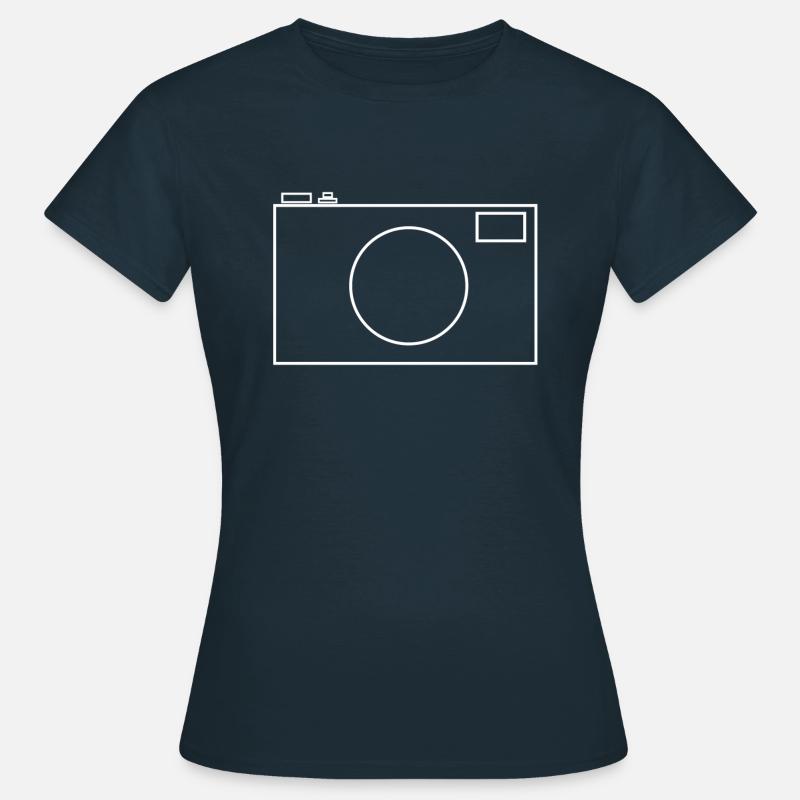 camera - Women's T-Shirt - navy