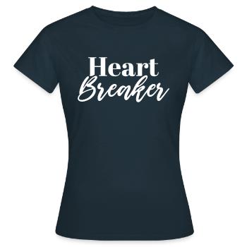 Briseur de cœur - T-shirt Femme - marine - Devant - AI Model Female 172 dark (172cm)