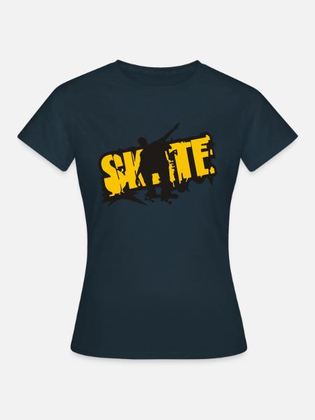 Skate - Frauen T-Shirt - Navy