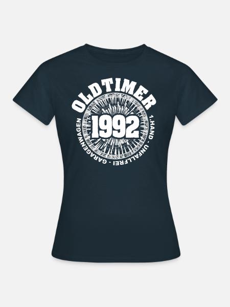 Jahr 1992 - Frauen T-Shirt - Navy