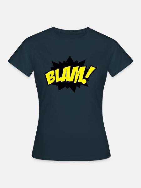 explosion - Women's T-Shirt - navy