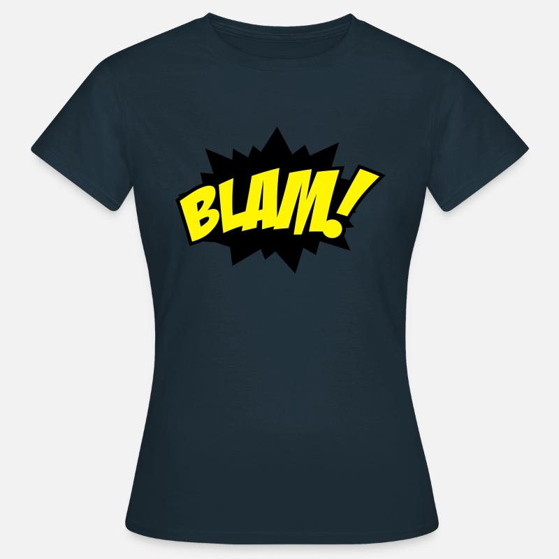 explosion - Frauen T-Shirt - Navy
