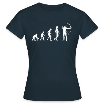 Archer Archer Entraînement Archer - T-shirt Femme - marine - Devant - AI Model Female 172 dark (172cm)