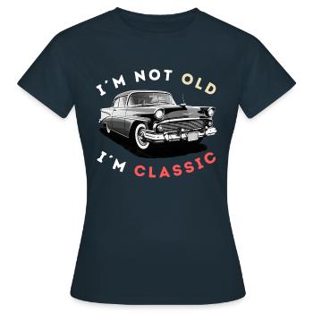 Je ne suis pas vieux - T-shirt Femme - marine - Devant - AI Model Female 172 dark (172cm)
