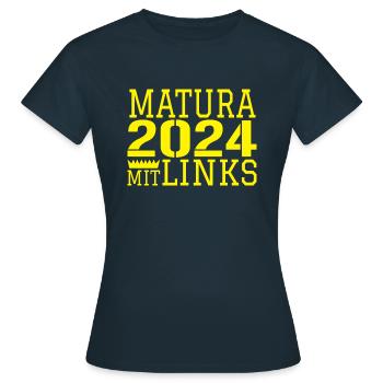 Dictons de Matura - T-shirt Femme - marine - Devant - AI Model Female 172 dark (172cm)