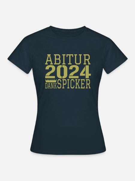 Abi abitur - Frauen T-Shirt - Navy