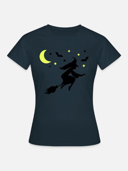 Witch - Women's T-Shirt - navy