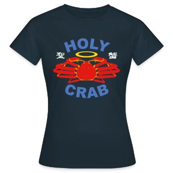 Heiliger Krebs - Frauen T-Shirt - Navy - Vorne - AI Model Female 172 dark (172cm)