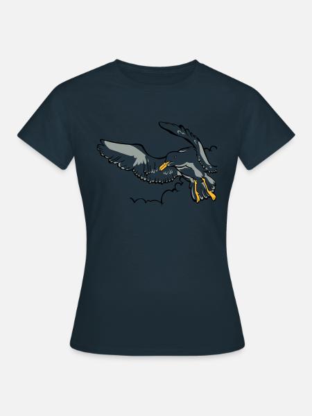 Seagull - Women's T-Shirt - navy