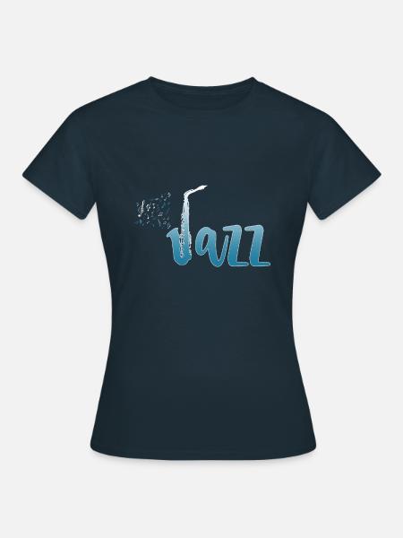 JAZZ - Frauen T-Shirt - Navy
