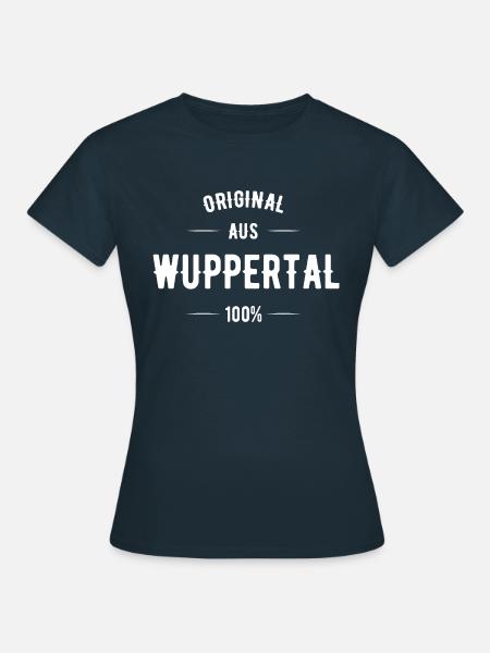 Wuppertal - Frauen T-Shirt - Navy