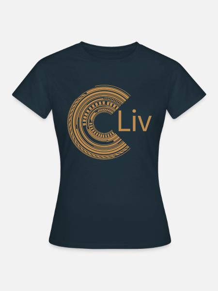 Für Liv - Frauen T-Shirt - Navy