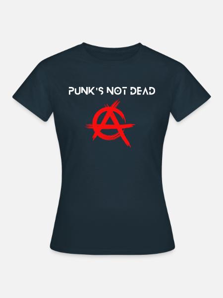 Punk ist nicht tot - Frauen T-Shirt - Navy