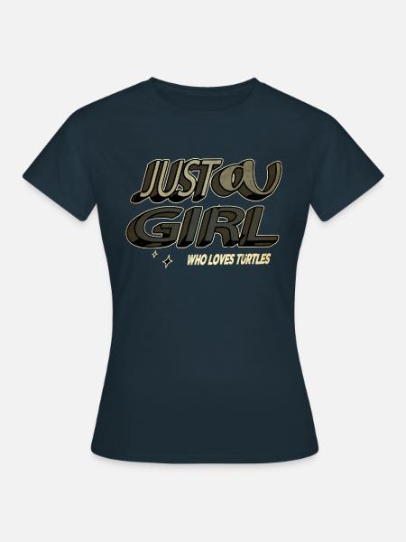 birthday present gift idea quote turtle anatomy - Frauen T-Shirt - Navy