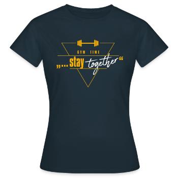 ... Restez ensemble - T-shirt Femme - marine - Devant - AI Model Female 172 dark (172cm)