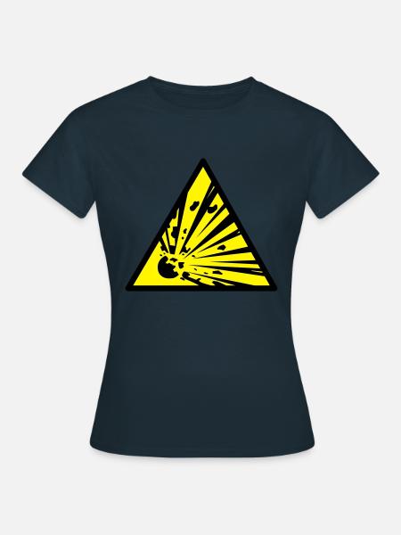 explosiv - Frauen T-Shirt - Navy